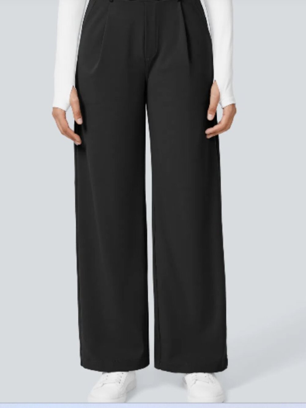 New with imperfections: Halara Flex™ DayStretch High Waisted Pocket Straight Leg